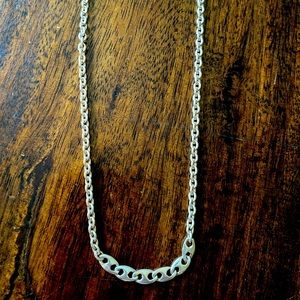 Italian Silver Choker Necklace